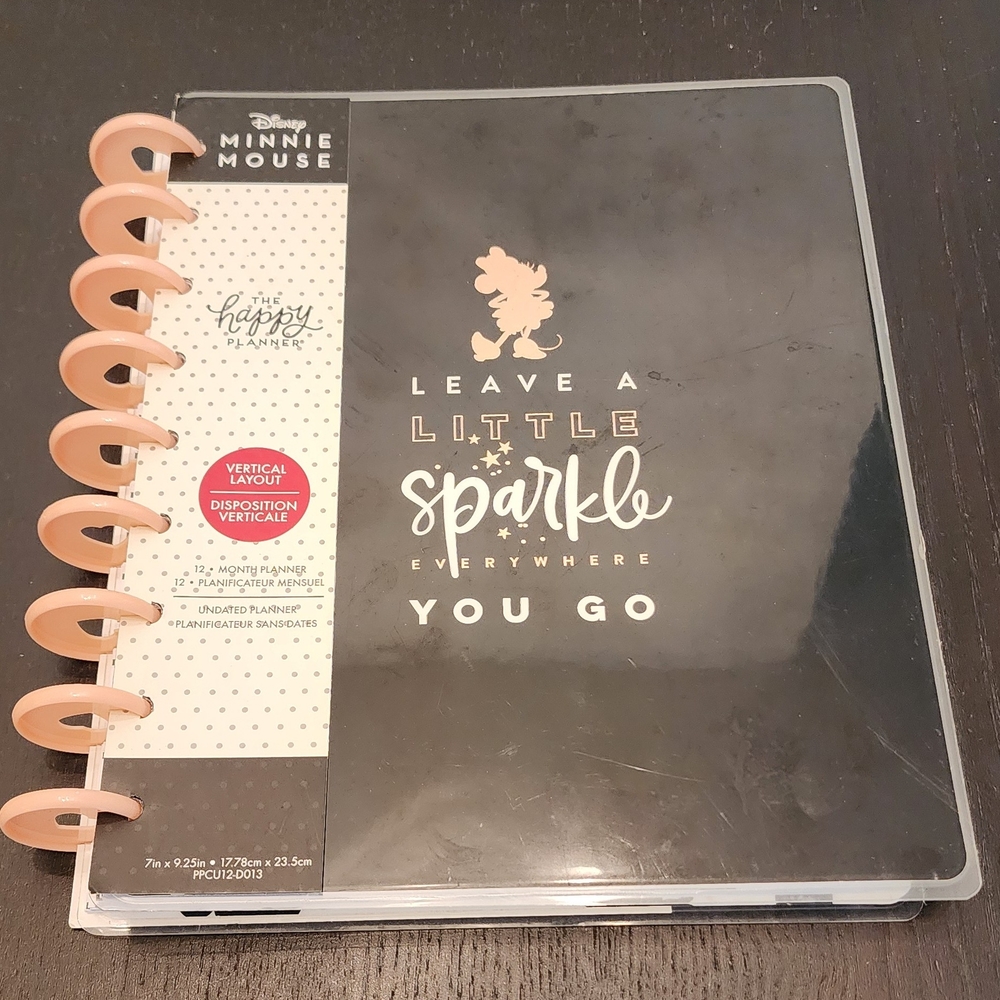 Minnie Mouse Happy Planner with Peach Accents